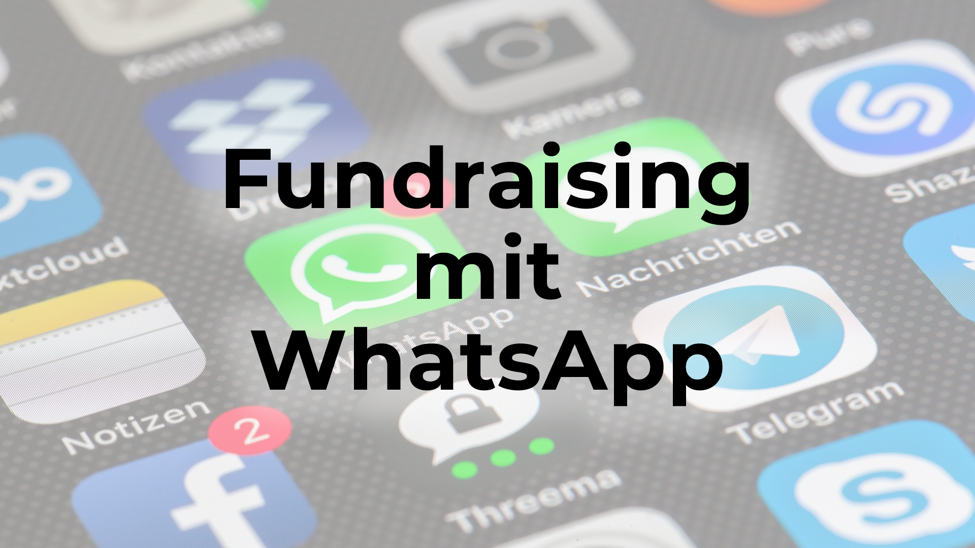 Read more about the article Fundraising mit WhatsApp
