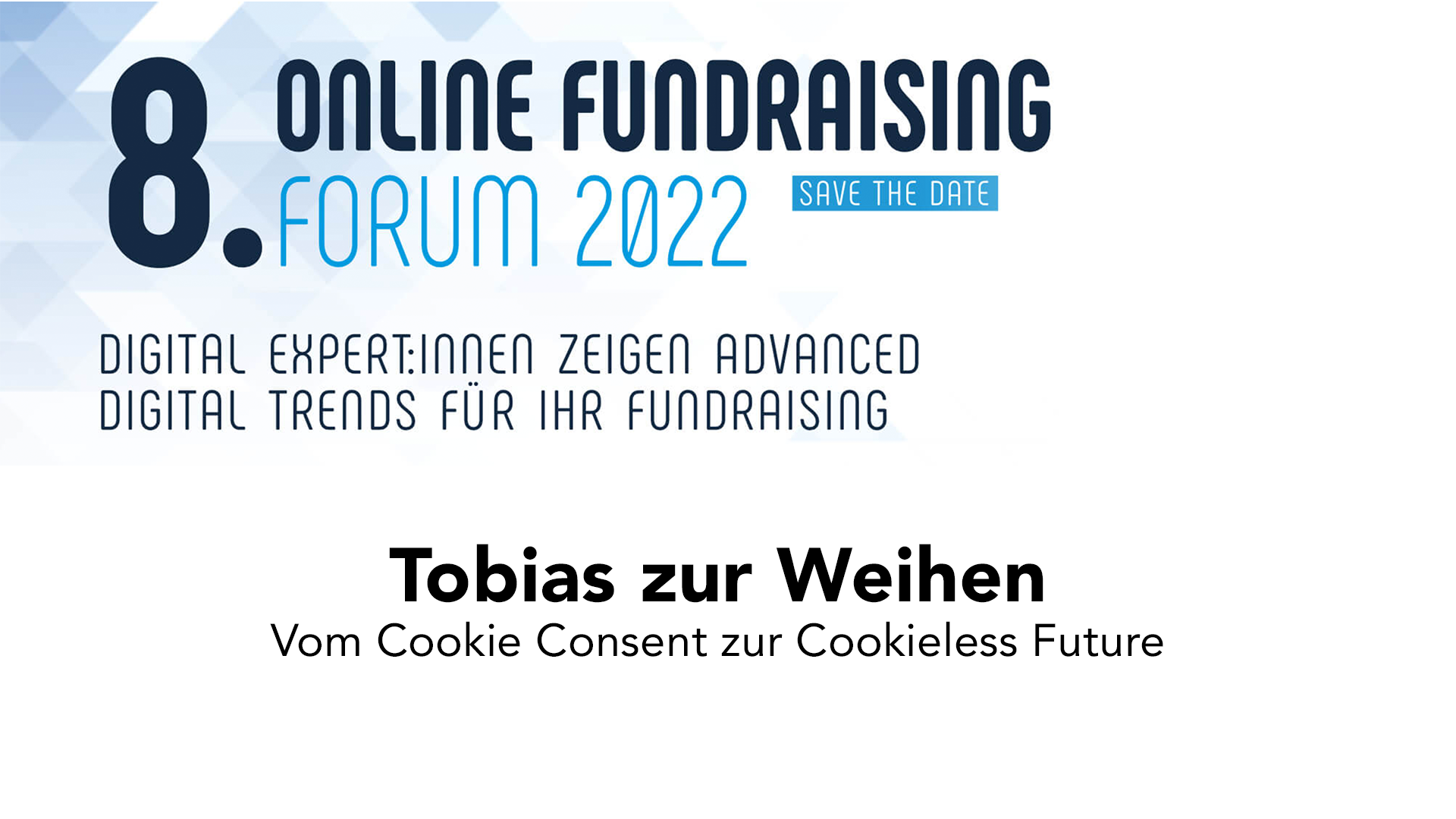 Read more about the article Tobias zur Weihen – Vom Cookie Consent zur Cookieless Future